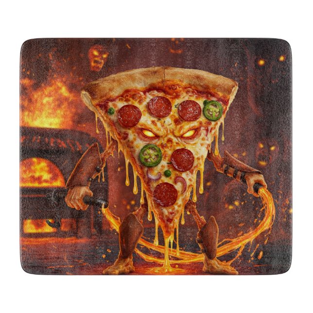 The Inferno Slice Cutting Board (Front)