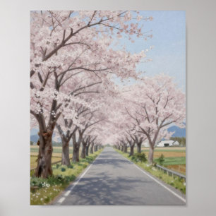 The Infinite Path of Vernal Blooms: A Journey Thro Poster