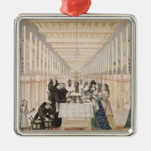The Infirmary of Sisters of Charity during a Metal Tree Decoration