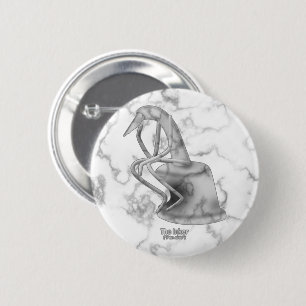 The Inker ("Pen-sive") - 6 Cm Round Badge
