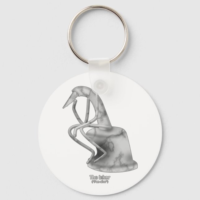 The Inker ("Pen-sive") -  Key Ring (Front)