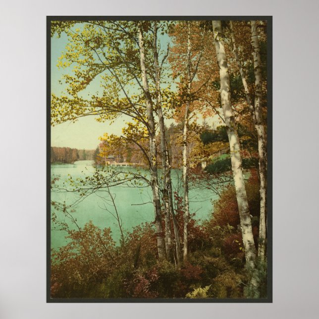The Inlet, Spit-Fire Lake, Adirondack Mountains Poster (Front)