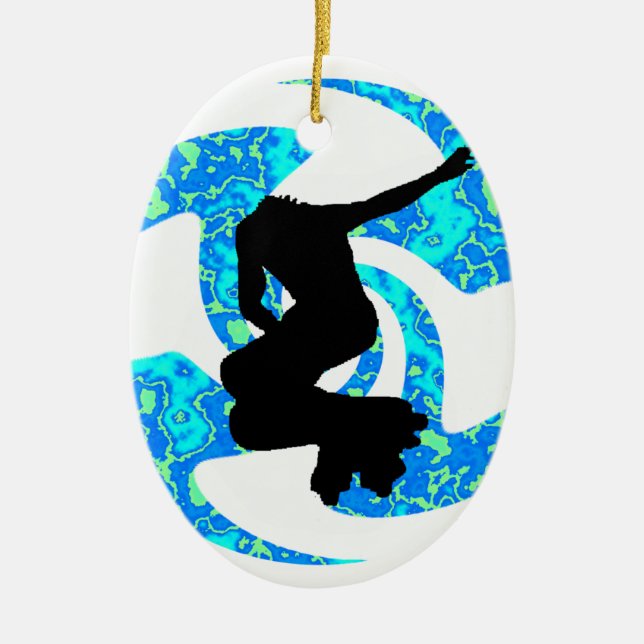 THE INLINE WAY CERAMIC TREE DECORATION (Front)