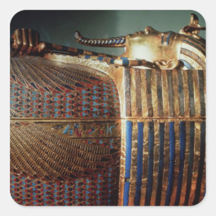 The innermost coffin of Tutankhamun Square Sticker
