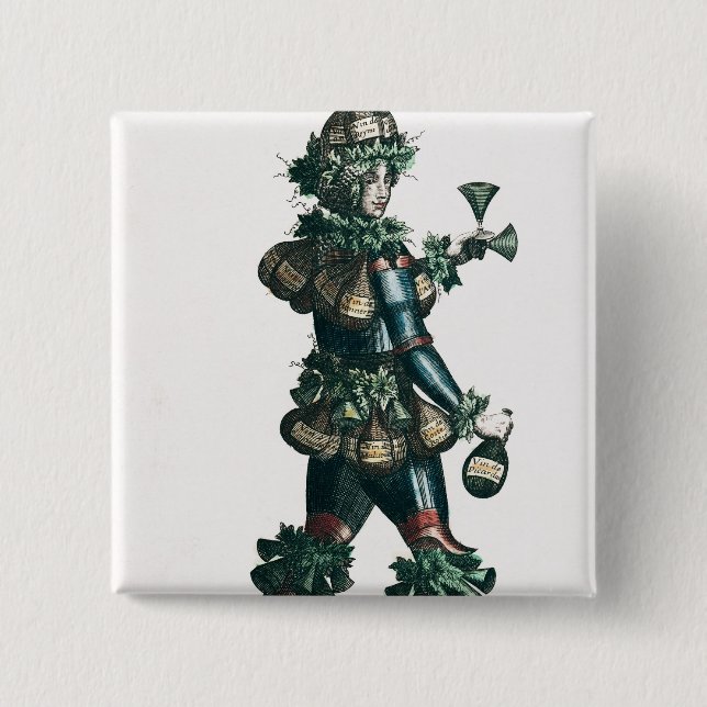 The Innkeeper, allegorical costume design 15 Cm Square Badge (Front)
