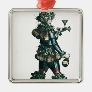 The Innkeeper, allegorical costume design Metal Tree Decoration