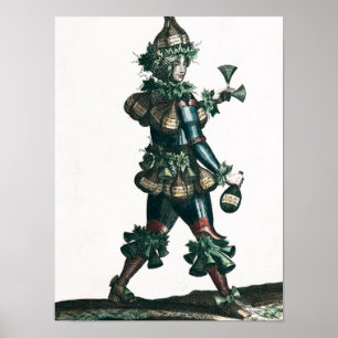 The Innkeeper, allegorical costume design Poster