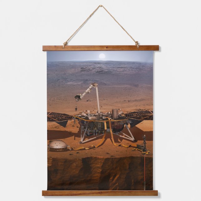The Insight Lander Hanging Tapestry (Front)