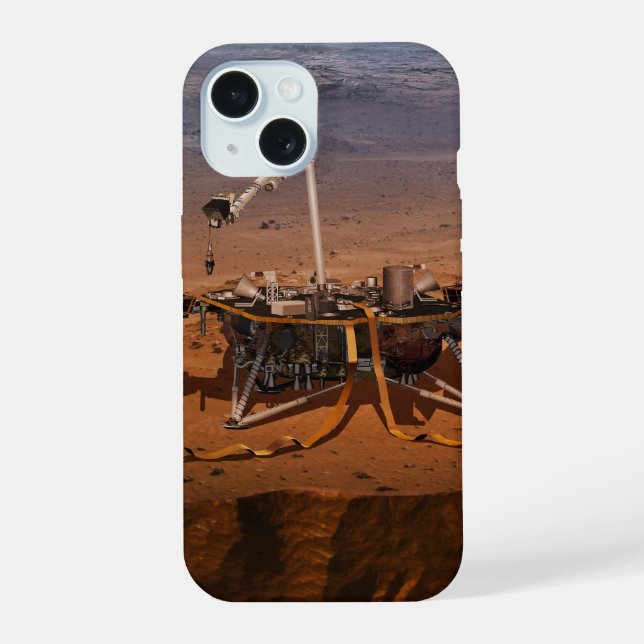 The Insight Lander iPhone 15 Case (Back)