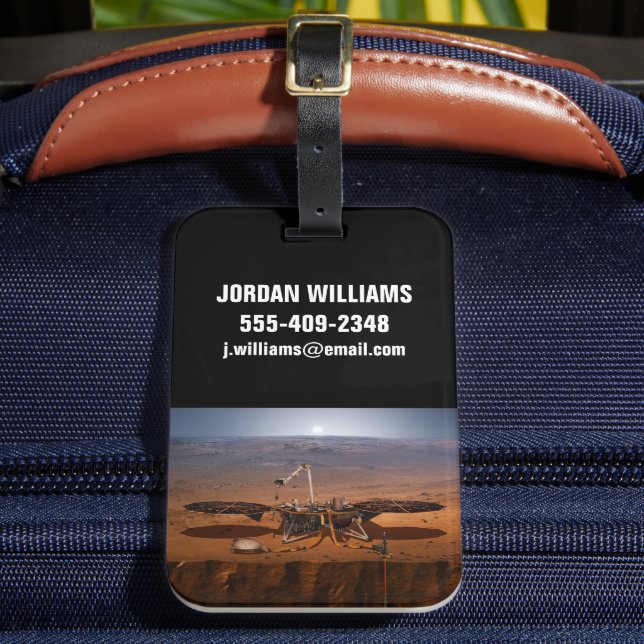 The Insight Lander Luggage Tag (Front Insitu 2)