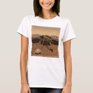 The Insight Lander Operating On Surface Of Mars. T-Shirt