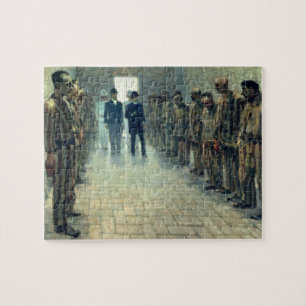 The Inspection (oil on canvas) Jigsaw Puzzle