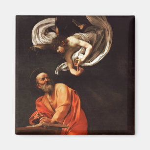 The Inspiration of Saint Matthew, Caravaggio Magnet