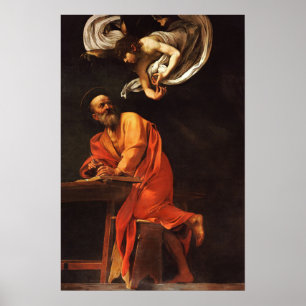 The Inspiration of Saint Matthew Poster