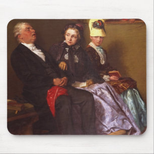 The Inspiring Sermon (oil on canvas) Mouse Pad