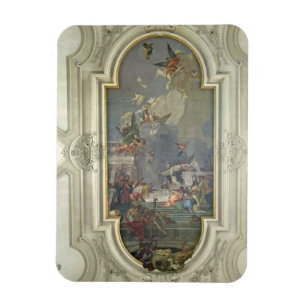 The Institution of the Rosary by St. Dominic (fres Magnet