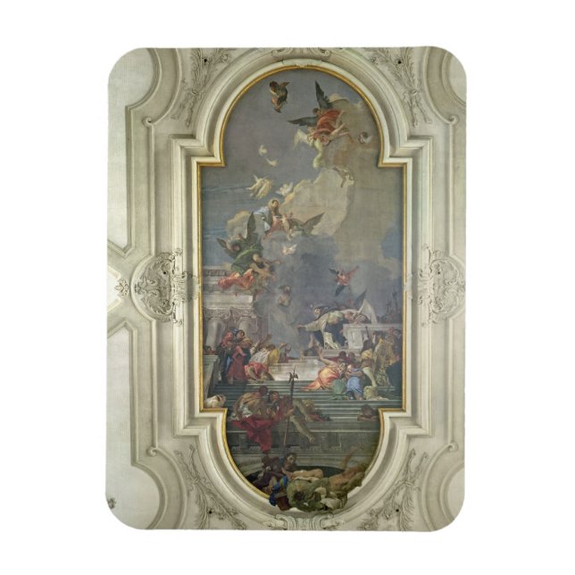 The Institution of the Rosary by St. Dominic (fres Magnet (Vertical)