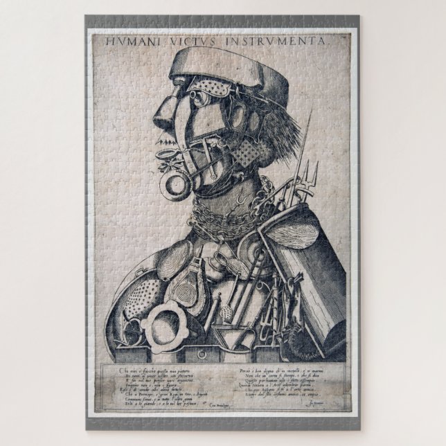 The Instruments of Human Sustenance, Arcimboldo Jigsaw Puzzle (Vertical)