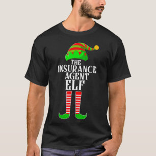 The Insurance Agent Elf Family Matching Costume Ch T-Shirt