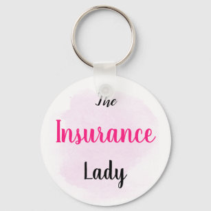 The Insurance Lady - Insurance Marketing Gift Key Ring