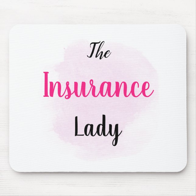 The Insurance Lady - Insurance Marketing Gift Mouse Pad (Front)
