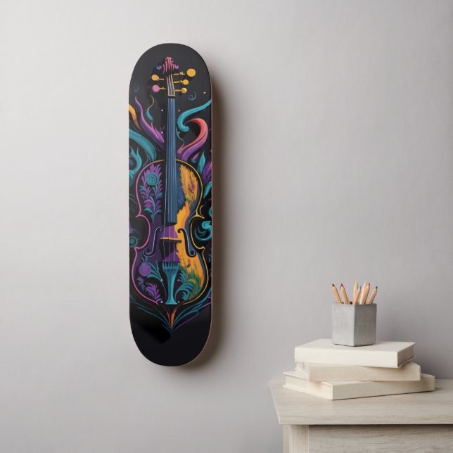 The Intensity of Violin Skateboard (Wall Art)