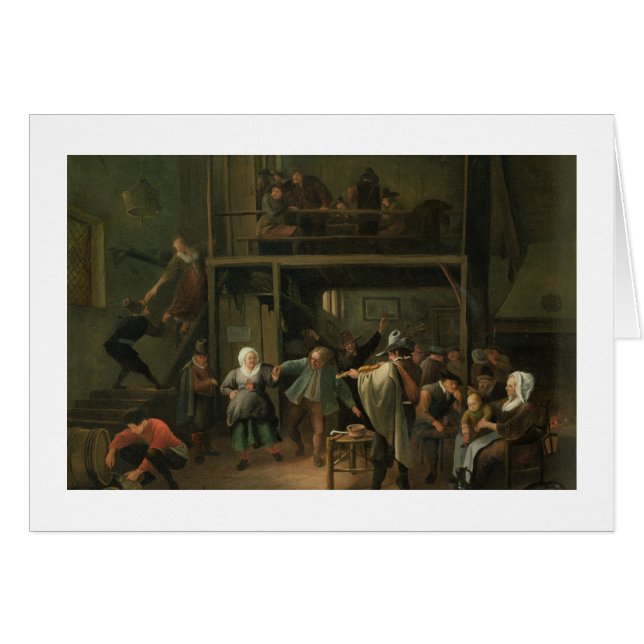 The Interior of a Tavern with a Couple Dancing to (Front Horizontal)