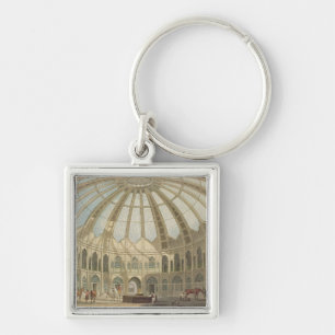 The Interior of the Stables, from 'Views of The Ro Key Ring
