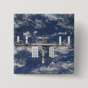 The International Space Station 6 15 Cm Square Badge