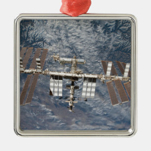 The International Space Station 8 Metal Ornament