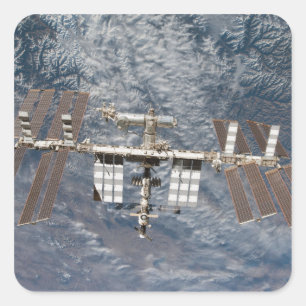 The International Space Station 8 Square Sticker