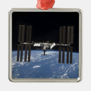 The International Space Station 9 Metal Ornament