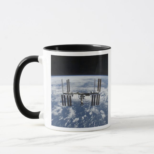 The International Space Station in orbit Mug (Left)
