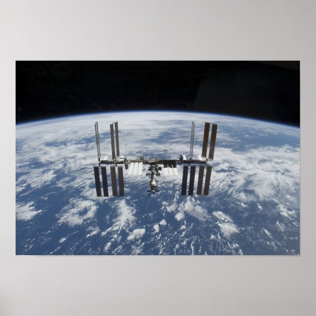 The International Space Station in orbit Poster (Front)