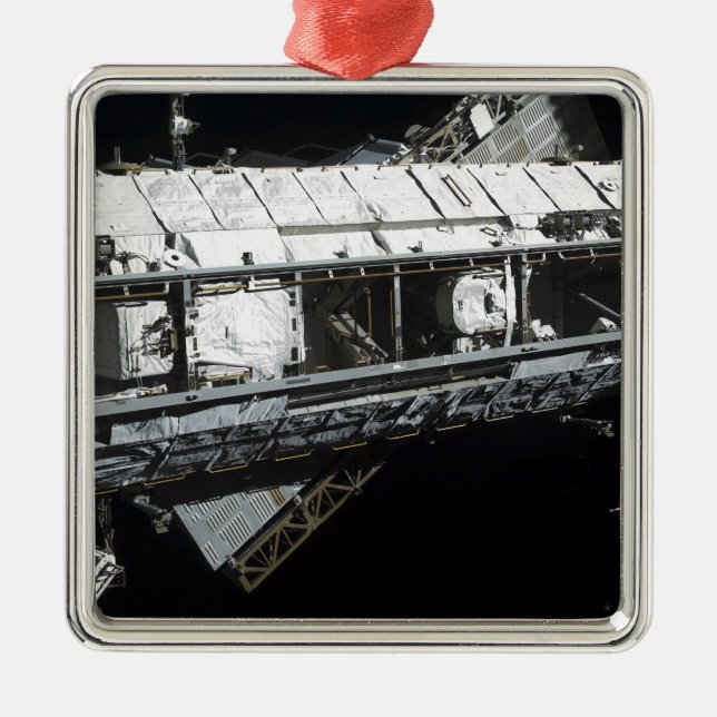 The International Space Station's starboard tru Metal Tree Decoration (Front)