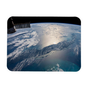 The International Spce Station Above The Atlantic Magnet