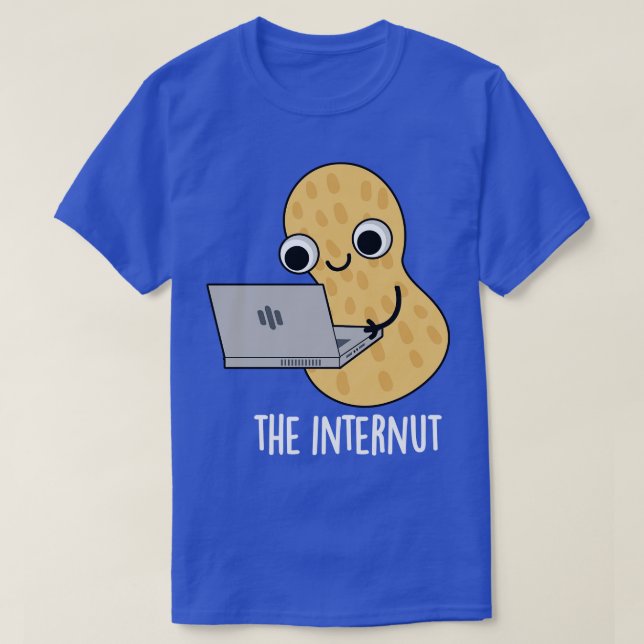 The Internut Funny Internet Peanut Pun T-Shirt (Design Front)