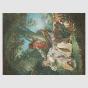 The Interrupted Sleep by François Boucher  Tissue Paper