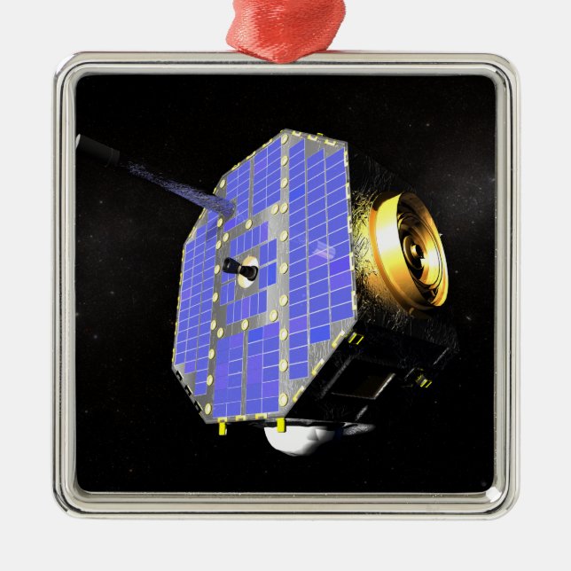 The Interstellar Boundary Explorer satellite Metal Tree Decoration (Front)