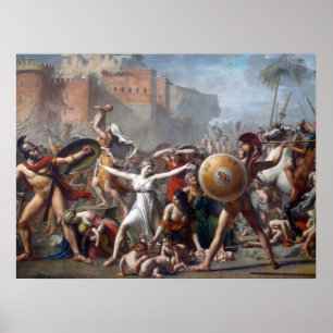 The Intervention of the Sabine Women Poster