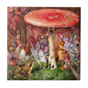 The Intruder John Anster Fitzgerald Ceramic Tile
