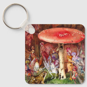 The Intruder John Anster Fitzgerald Key Ring