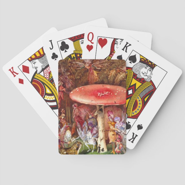 The Intruder John Anster Fitzgerald Playing Cards (Back)