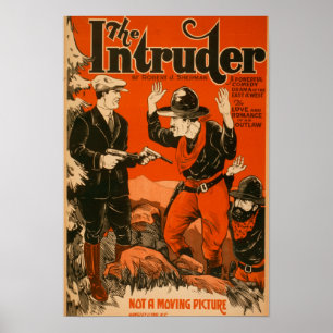 The Intruder - Western Cowboy Comedy Theatrical Poster