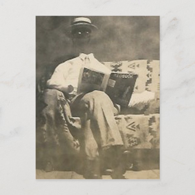 The invisible man postcard (Front)