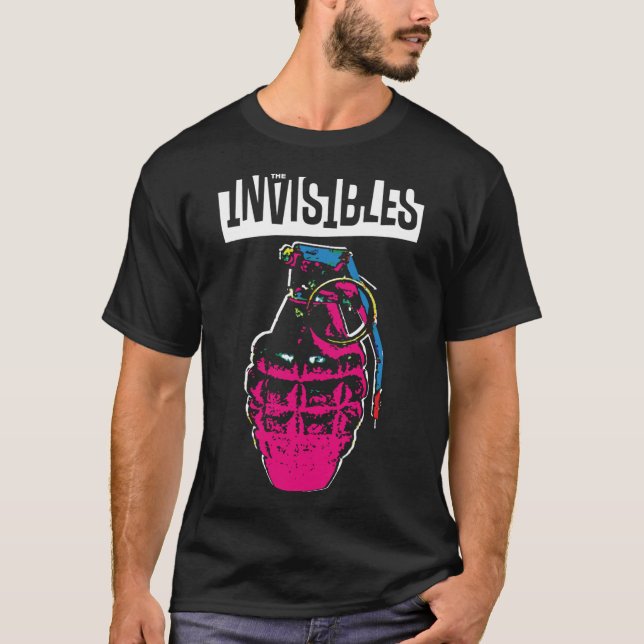 The Invisibles Grenade vintage funny T-Shirt (Front)