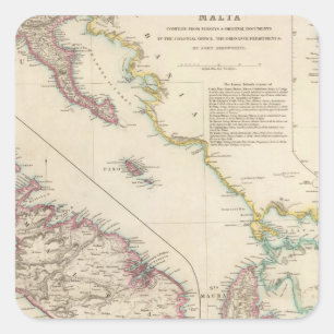The Ionian Islands and Malta Square Sticker