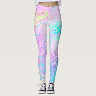 The Iridescent Leopard Series Design 10 Leggings