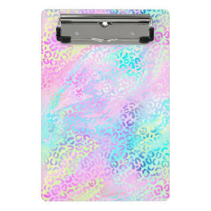 The Iridescent Leopard Series Design 10 Mini Clipboard