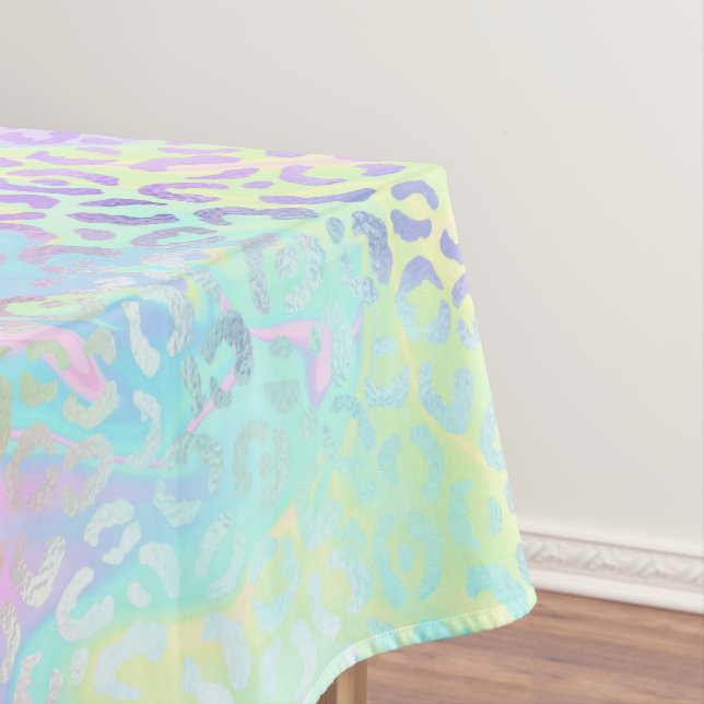 The Iridescent Leopard Series Design 10 Tablecloth (In Situ)